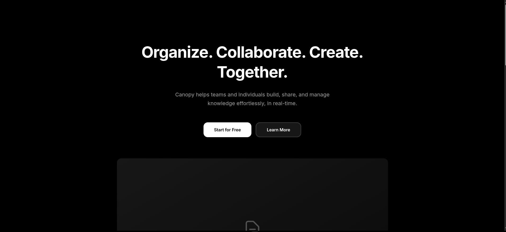 Canopy — Intelligent Workspace & Editor preview 1