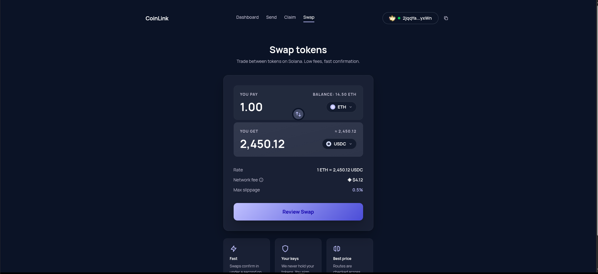 CoinLink — Frictionless Crypto Payments preview 4