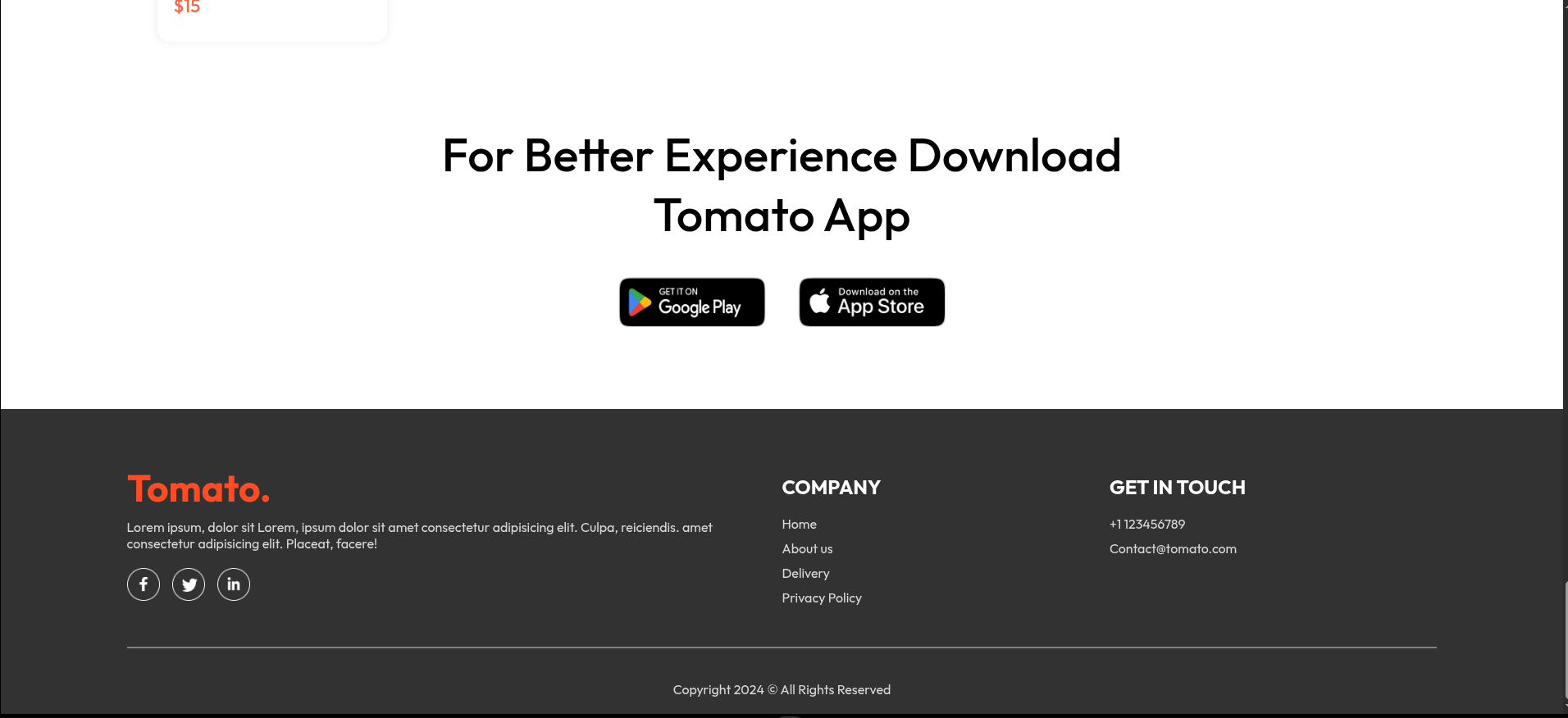 Tomato – Food Delivery Platform preview 3