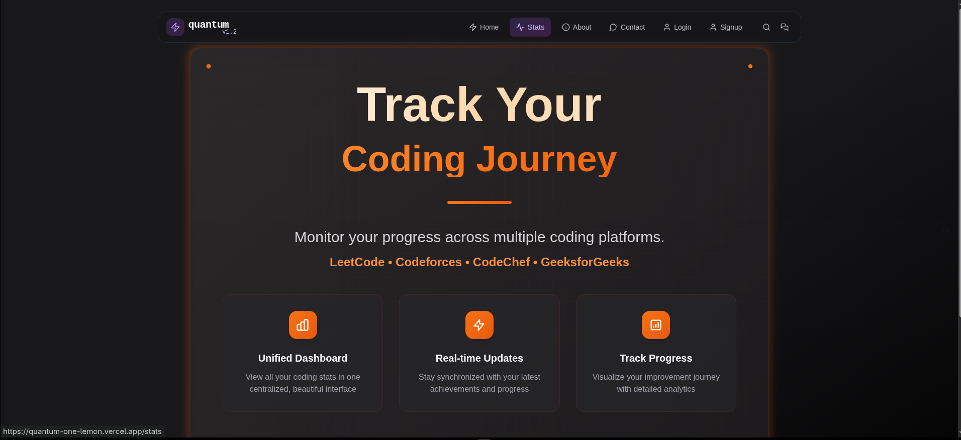Quantum – Developer Analytics Platform preview 2