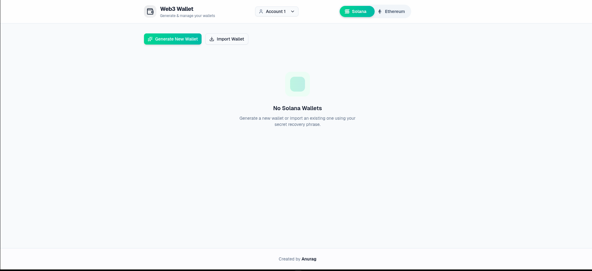Multi-Blockchain Wallet Generator preview 1